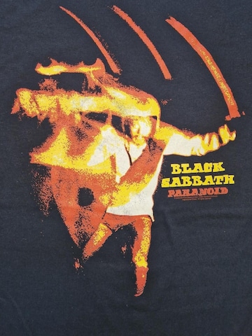BLACK SABBATH Shirt 'Paranoid' in Black