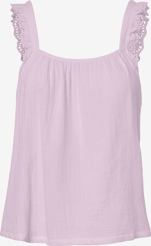 PIECES Top 'PCSASTINA' - Fialová: predná strana