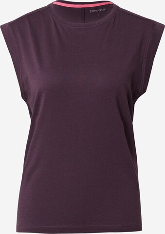 ESPRIT SPORT Performance Shirt in Purple: front