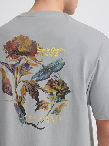 T-Shirt ' IDValmon ' INDICODE JEANS en gris