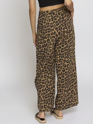 Wide Leg Pantalon 'Patriciaa' Lilavie en beige