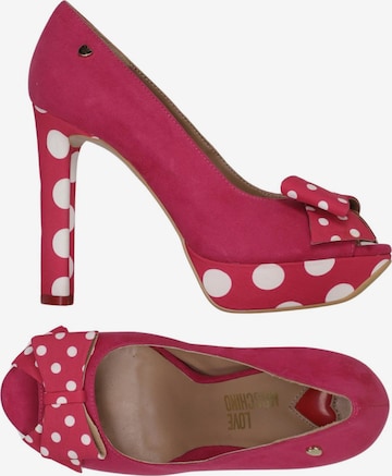 Love Moschino Pumps 38 in Pink: Vorderseite