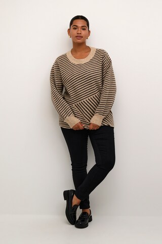 Pull-over 'Verina' KAFFE CURVE en marron