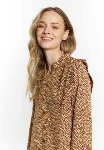 Camicia da donna 'Imane' di DreiMaster Vintage in marrone