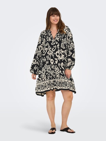 ONLY Carmakoma Shirt dress 'CARAja' in Black