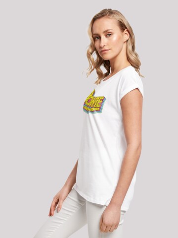 T-shirt 'David Bowie Moonlight 90s' F4NT4STIC en blanc