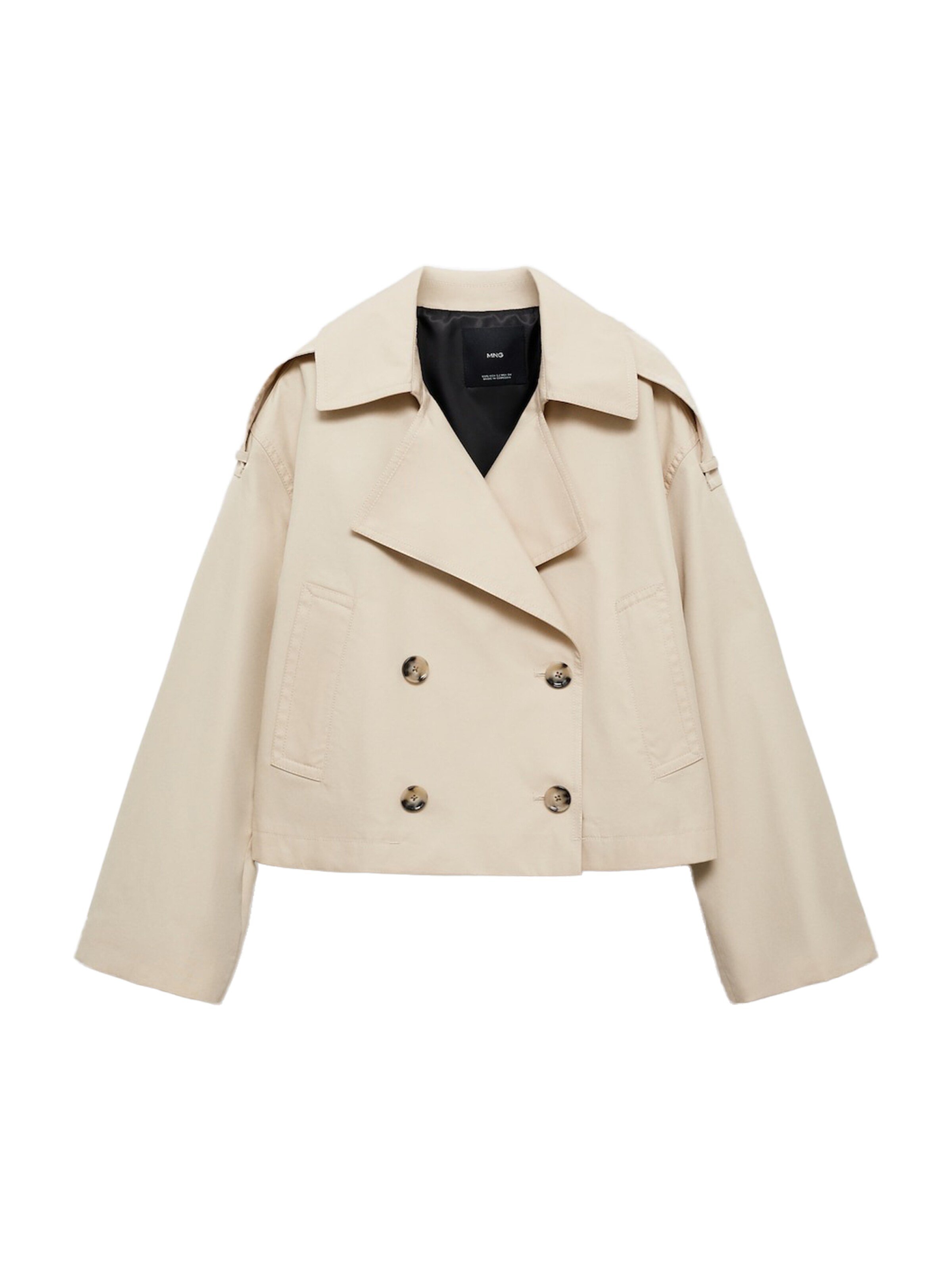 MANGO Prehodna jakna 'Lipa' | siva barva: sprednja stran