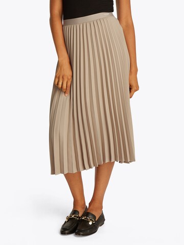 Jupe TOMMY HILFIGER en beige : devant