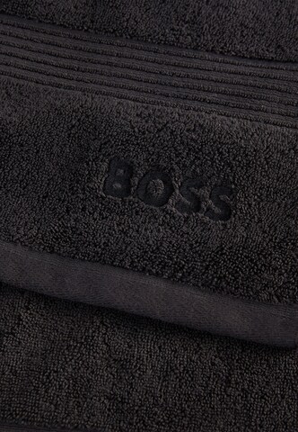 BOSS Shower Towel in Black: front