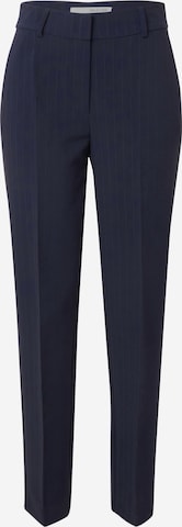 SELECTED FEMME Regular Pleated Pants 'LINA' in Blue: front