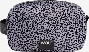 Wouf Cosmetic Bag 'In & Out' in Black: front
