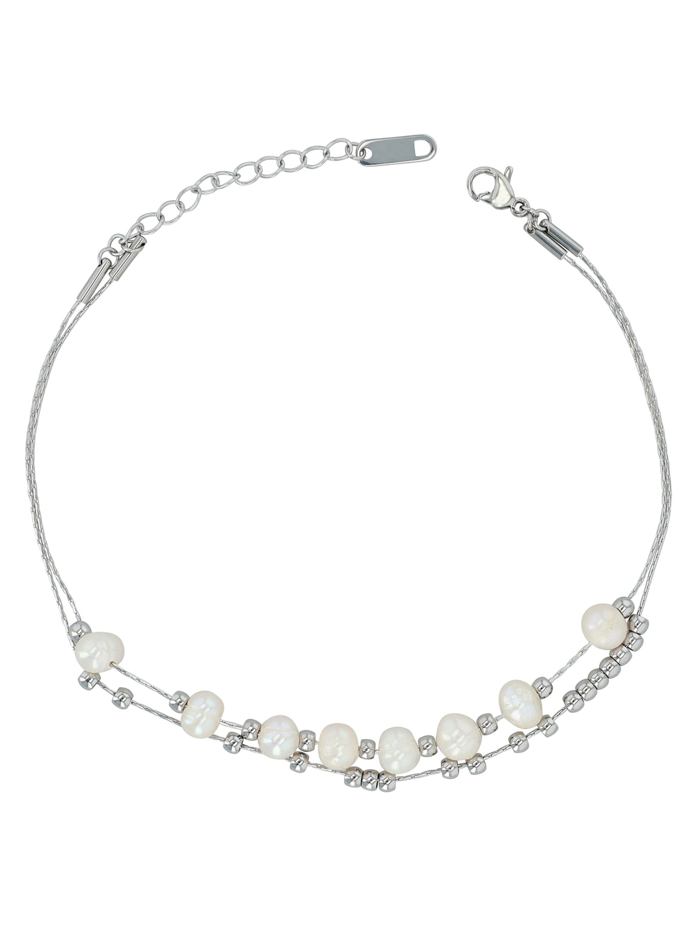 Akzent Foot Jewelry 'wasserfest' in Silver: front