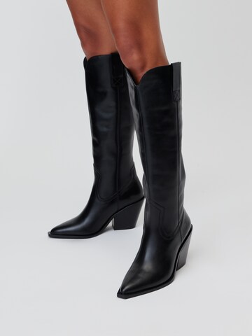 LeGer by Lena Gercke - Botas camperas 'Rita' en negro: frente