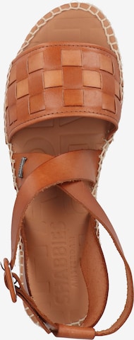 SHABBIES AMSTERDAM Sandalen met riem in Bruin