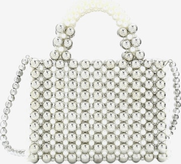 myMo at night Handbag in Silver: front