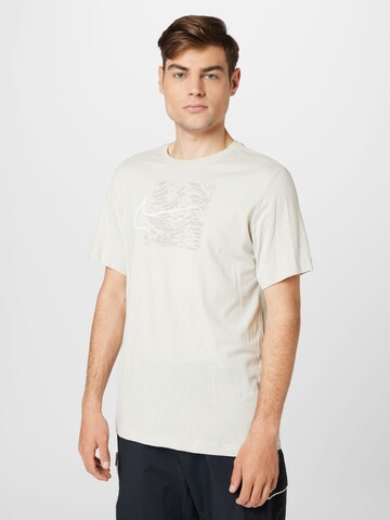 NIKE - Camiseta funcional 'Run Division' en blanco: frente