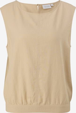 comma casual identity Bluse i beige: forside