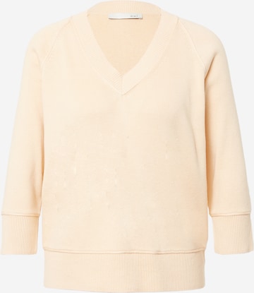 Pull-over OUI en beige : devant