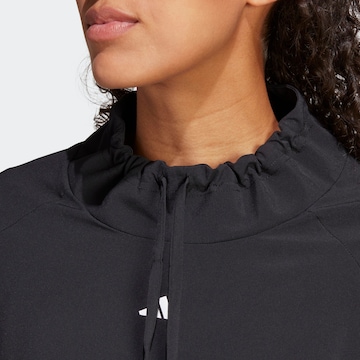ADIDAS PERFORMANCE Athletic Sweatshirt 'Train Icons Full-Cover' in Black