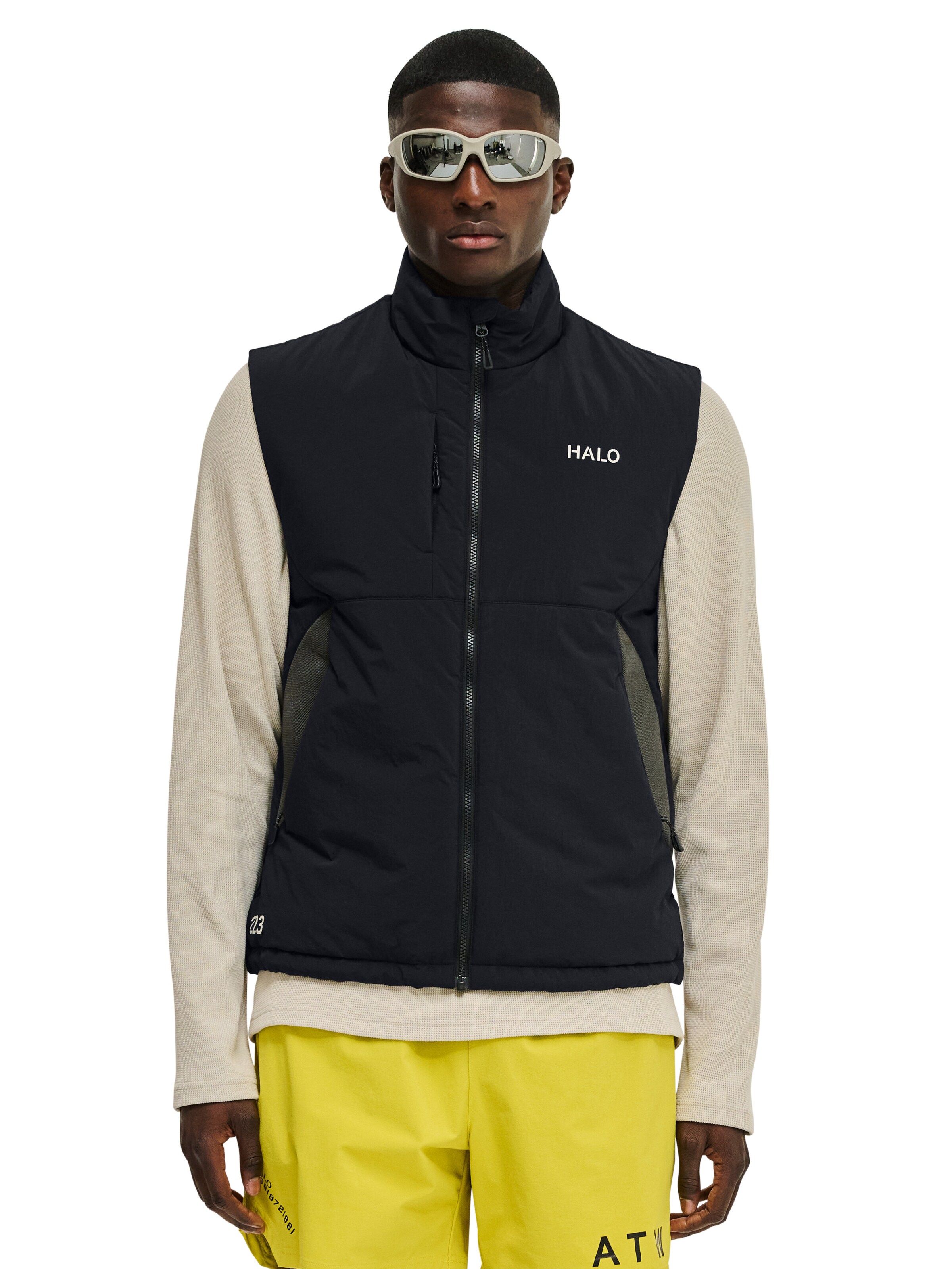 HALO Bodywarmer in Zwart: voorkant