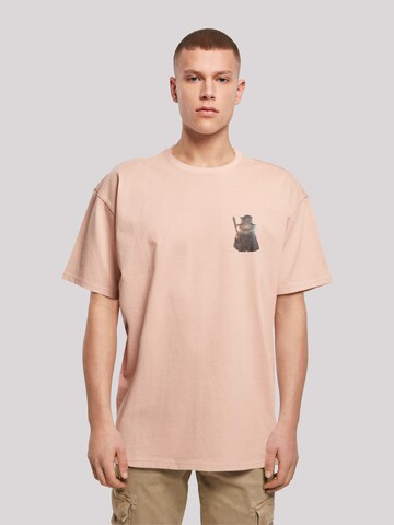 F4NT4STIC Shirt 'Wizard Cat' in Pink: front