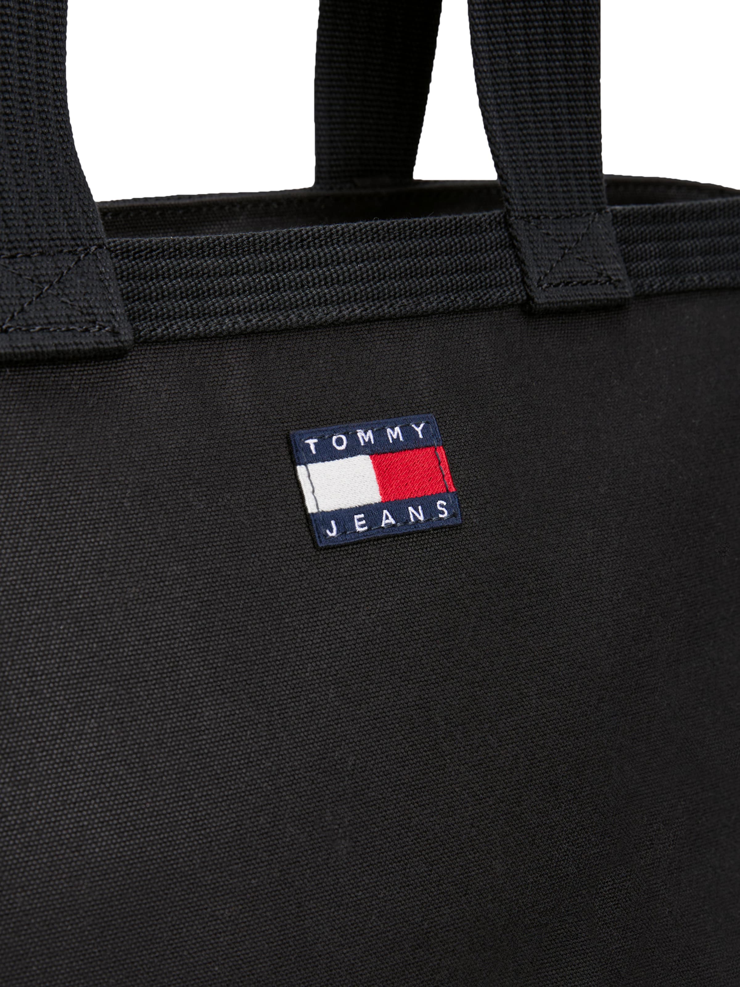 Tommy Jeans Shopper 'COLLEGIATE SUMMER' in Schwarz