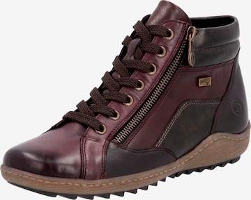 REMONTE Lace-Up Ankle Boots in Brown: front