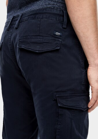 s.Oliver Tapered Cargo Pants in Blue