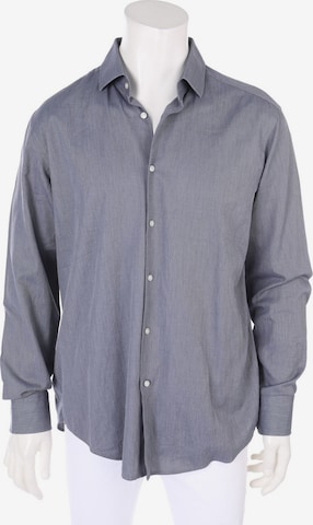 BOSS Black Button Up Shirt in XS in Grey: front