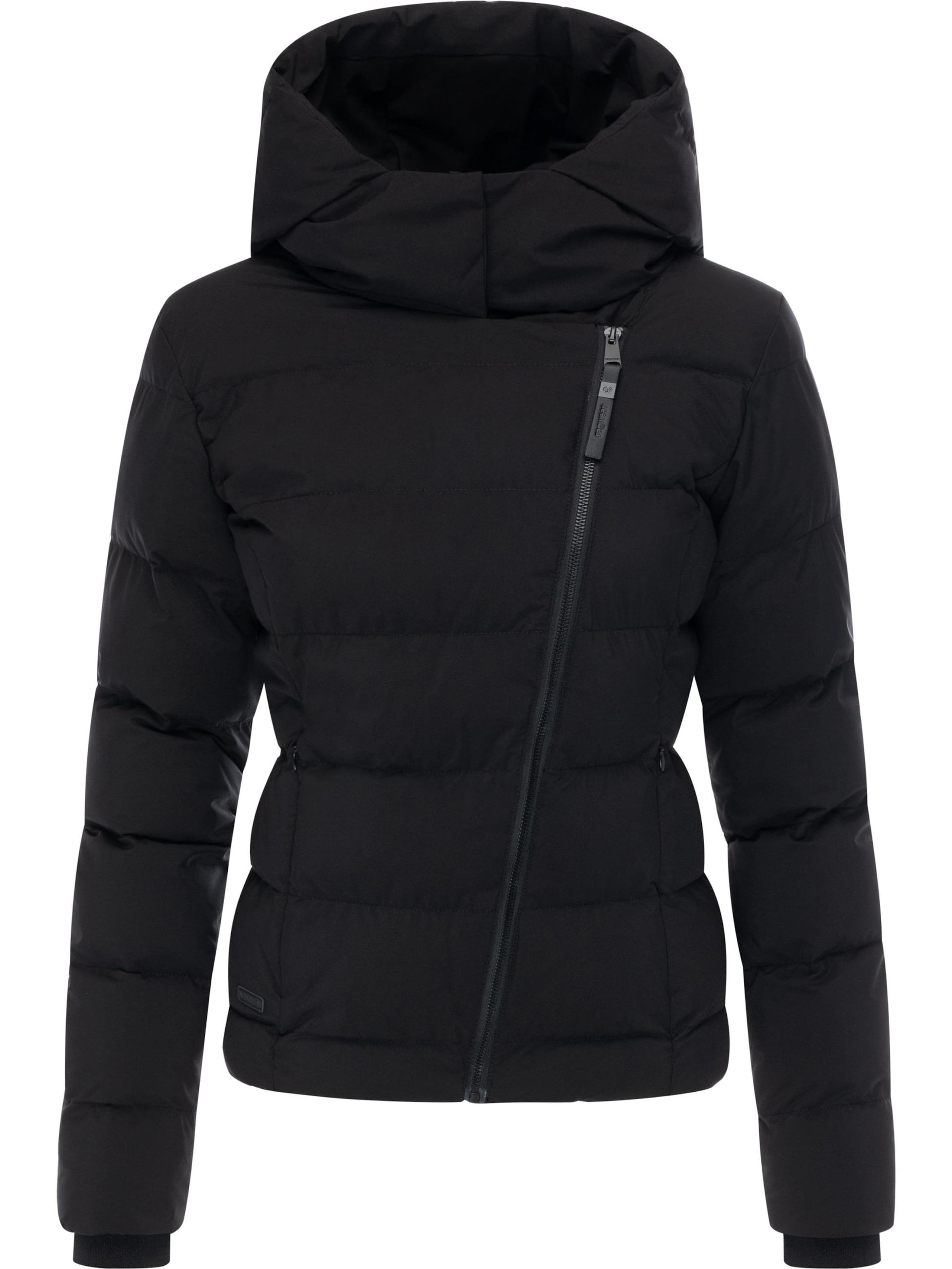 Ragwear Winterjas &#x27;Harlen&#x27; in Zwart: voorkant