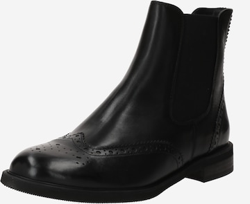 Paul Green Chelsea Boots 'Star' in Black: front