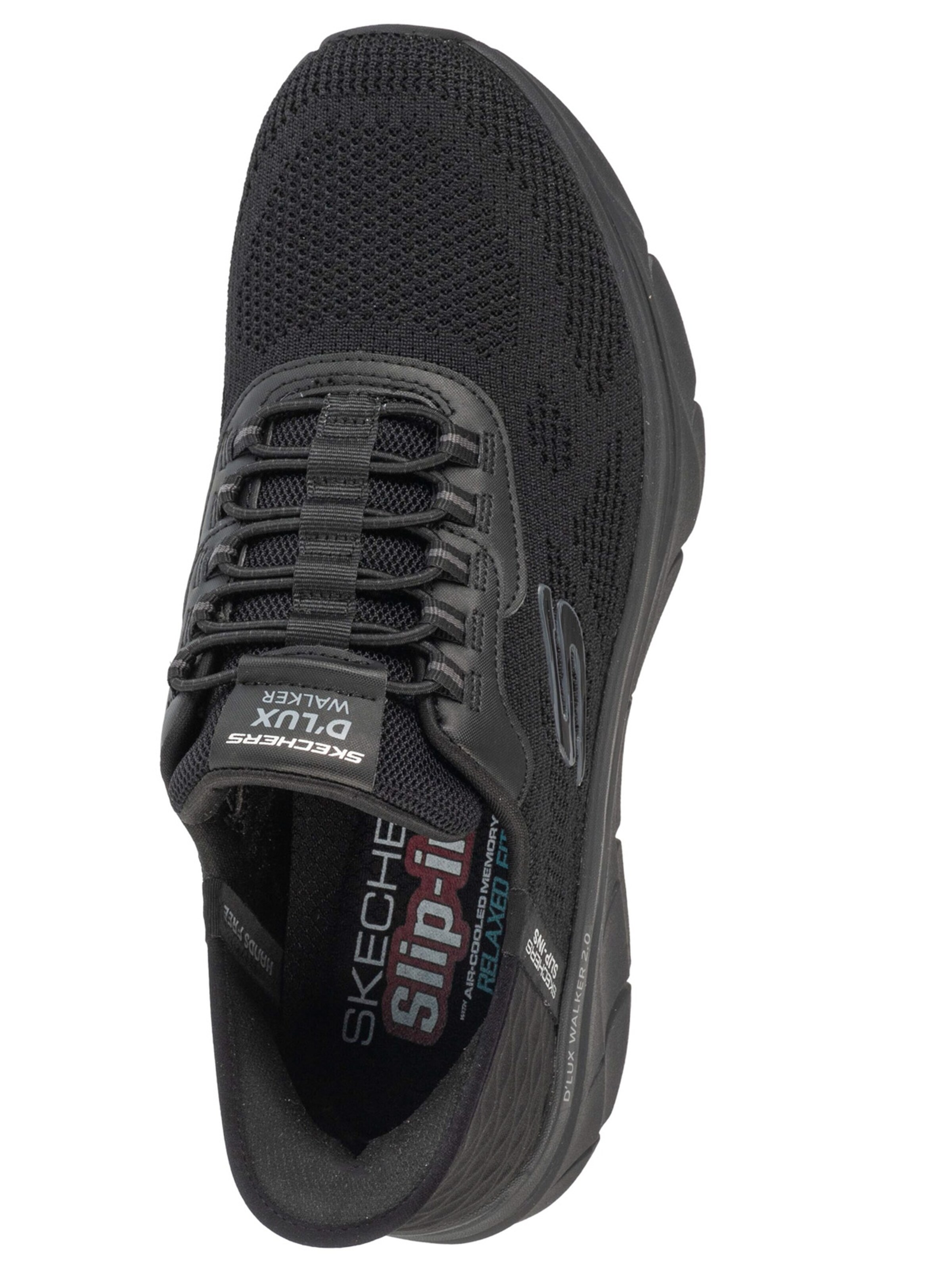 SKECHERS Platform trainers 'Slip-ins: D'Lux Walker 2.0 - Rezinate' in Grey