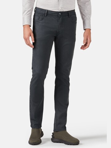 Boggi Milano Slimfit Jeans in Grijs: voorkant