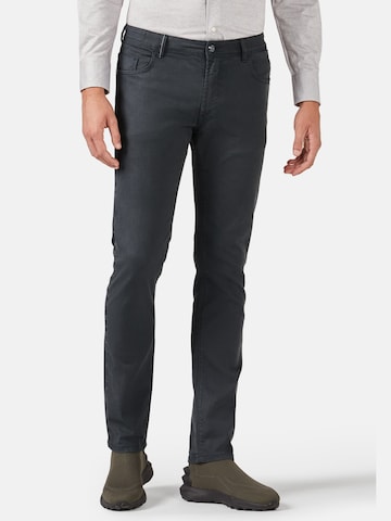 Coupe slim Jean Boggi Milano en gris : devant