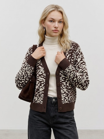 VERO MODA Strickjacke 'VMARIA' in Braun: Vorderseite