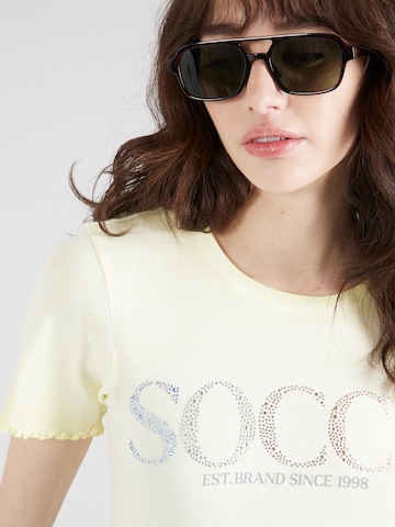 Soccx Shirt 'HO:LLY' in Yellow