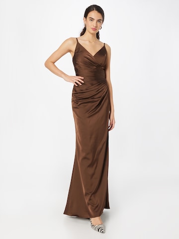 mascara Evening dress in Brown: front