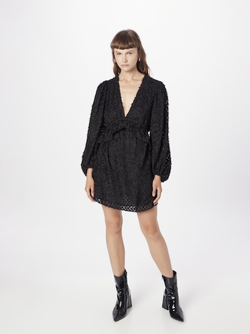 TOPSHOP Dress in Black: front