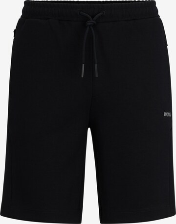 BOSS Regular Pants 'Headlo' in Black: front