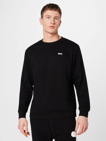 FILA Sweatshirt 'Brustem' in Zwart: voorkant