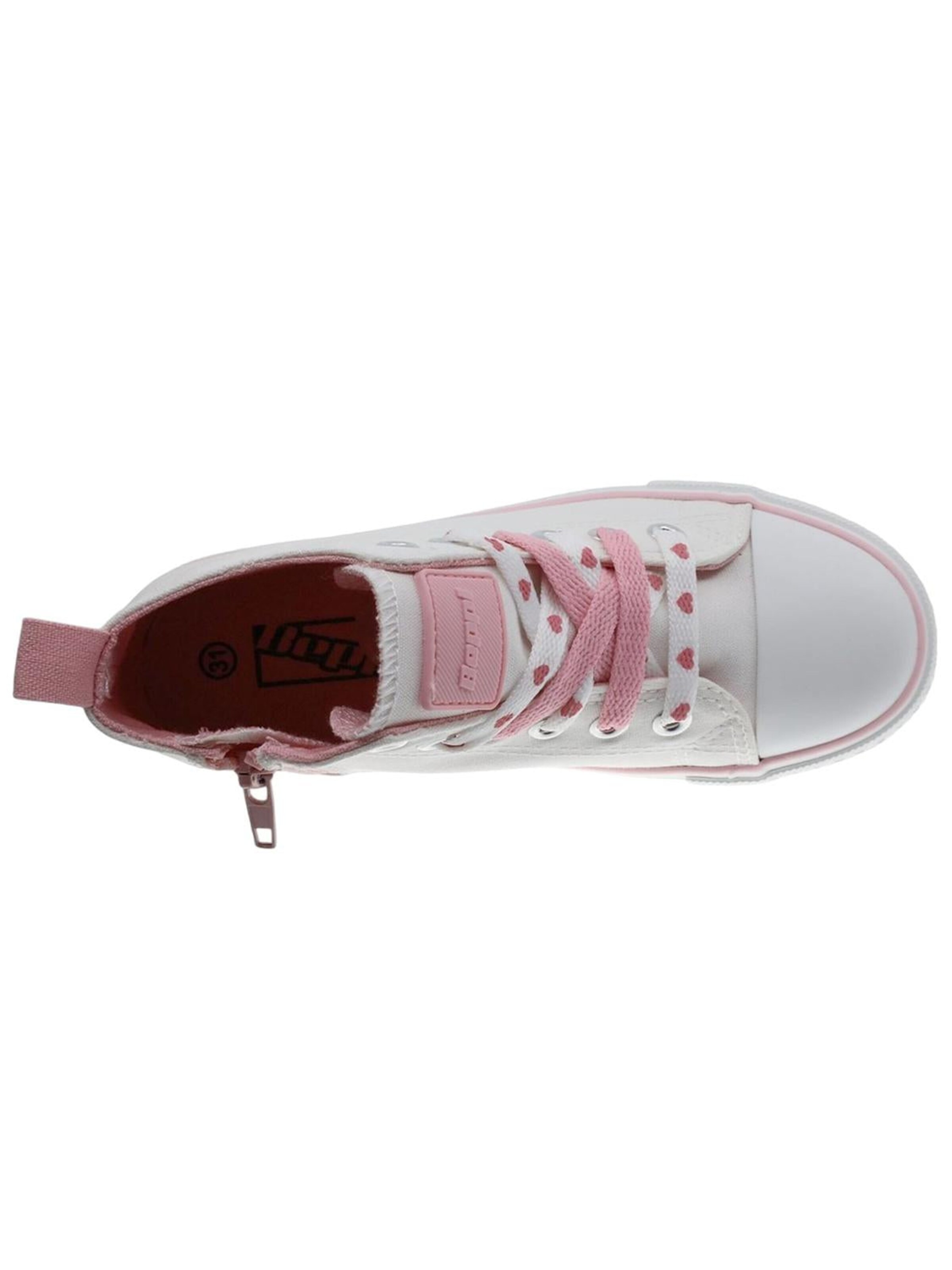 Beppi Sneakers 'Canvas Boot' in Wit