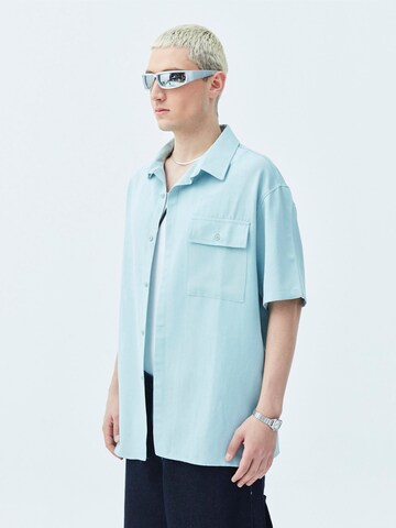 Comfort fit Camicia 'Arlington' di VAMOS CLO in blu