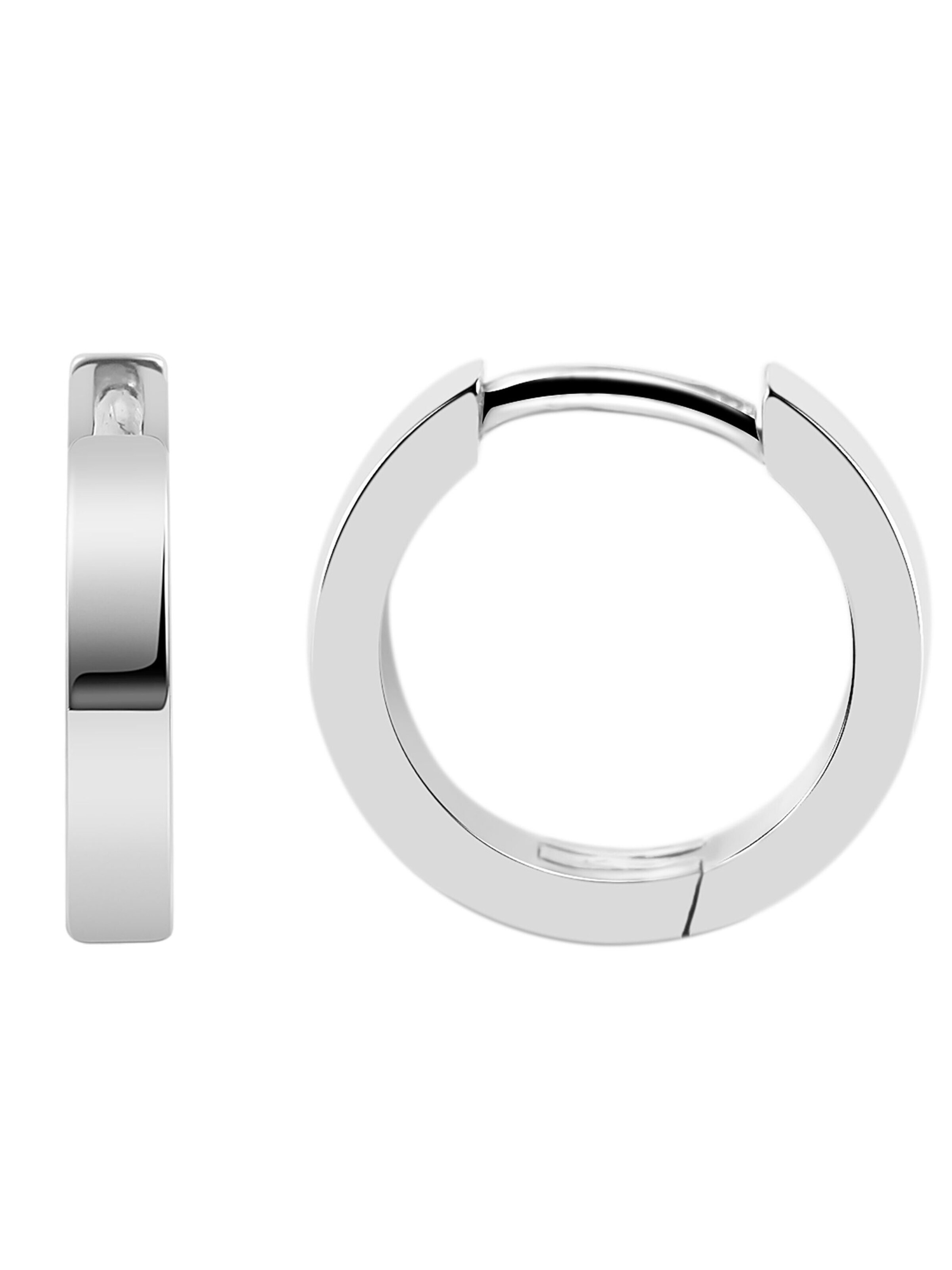 Akzent Earrings '"Ajona" aus 925 Sterlingsilber, rhodiniert, langlebig' in Silver