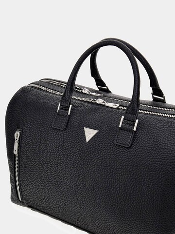 Borsa da viaggio 'Torino' di GUESS in nero