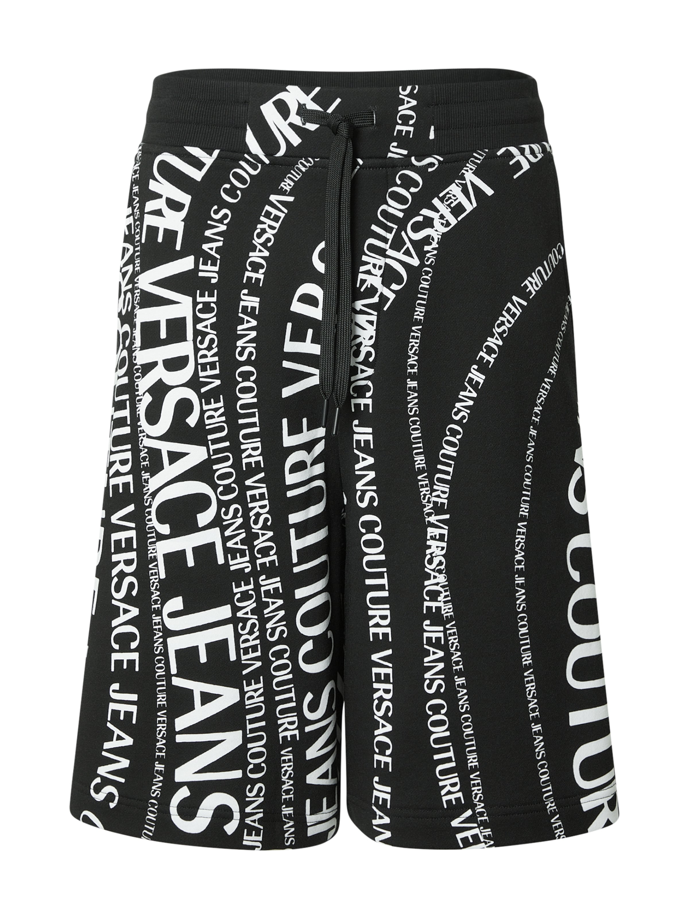 Loosefit Pantaloni di Versace Jeans Couture in nero: frontale