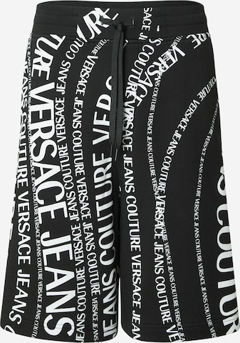 juoda Versace Jeans Couture Laisvas Kelnės: priekis