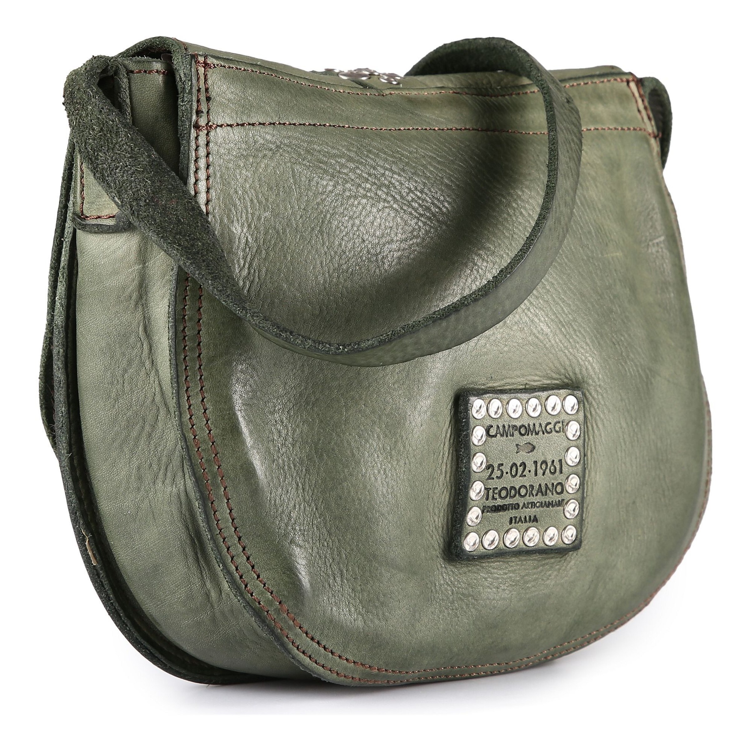 Sac à bandoulière 'Linda' Campomaggi en vert