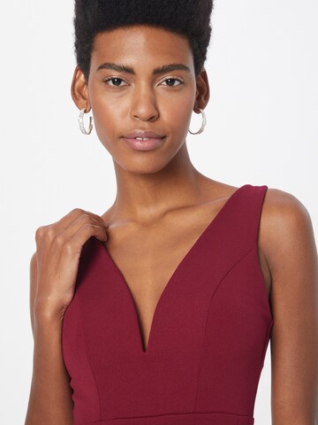 Robe de cocktail WAL G. en rouge