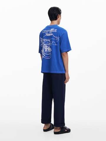 Desigual Naples T-shirt in Blau