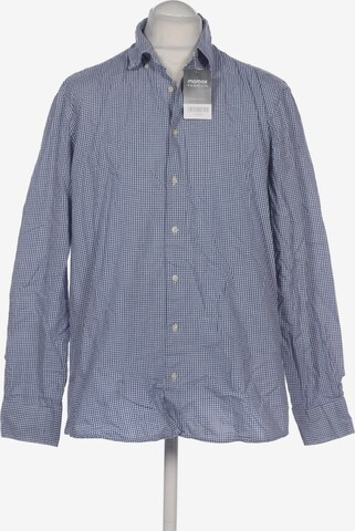 MONTEGO Button Up Shirt in XL in Blue: front